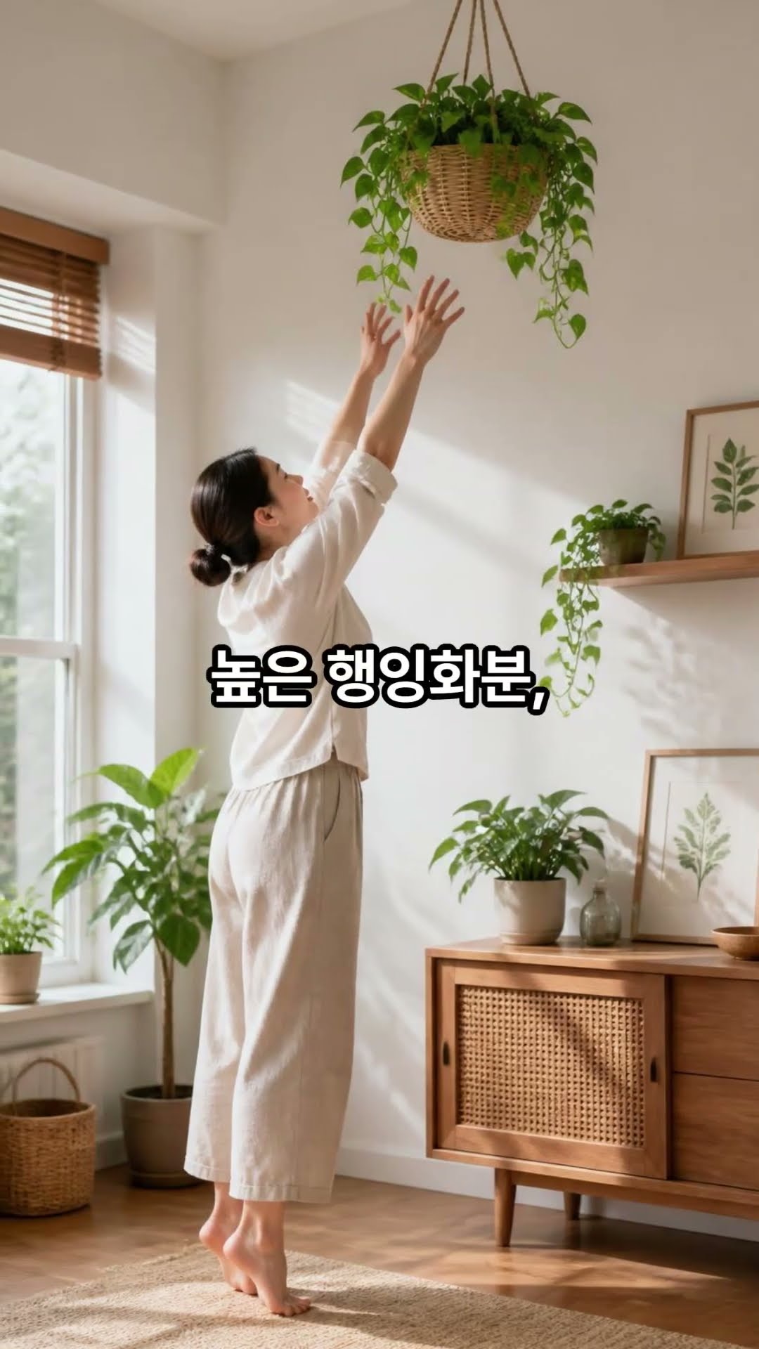 높이조절 화분걸이 소개 영상